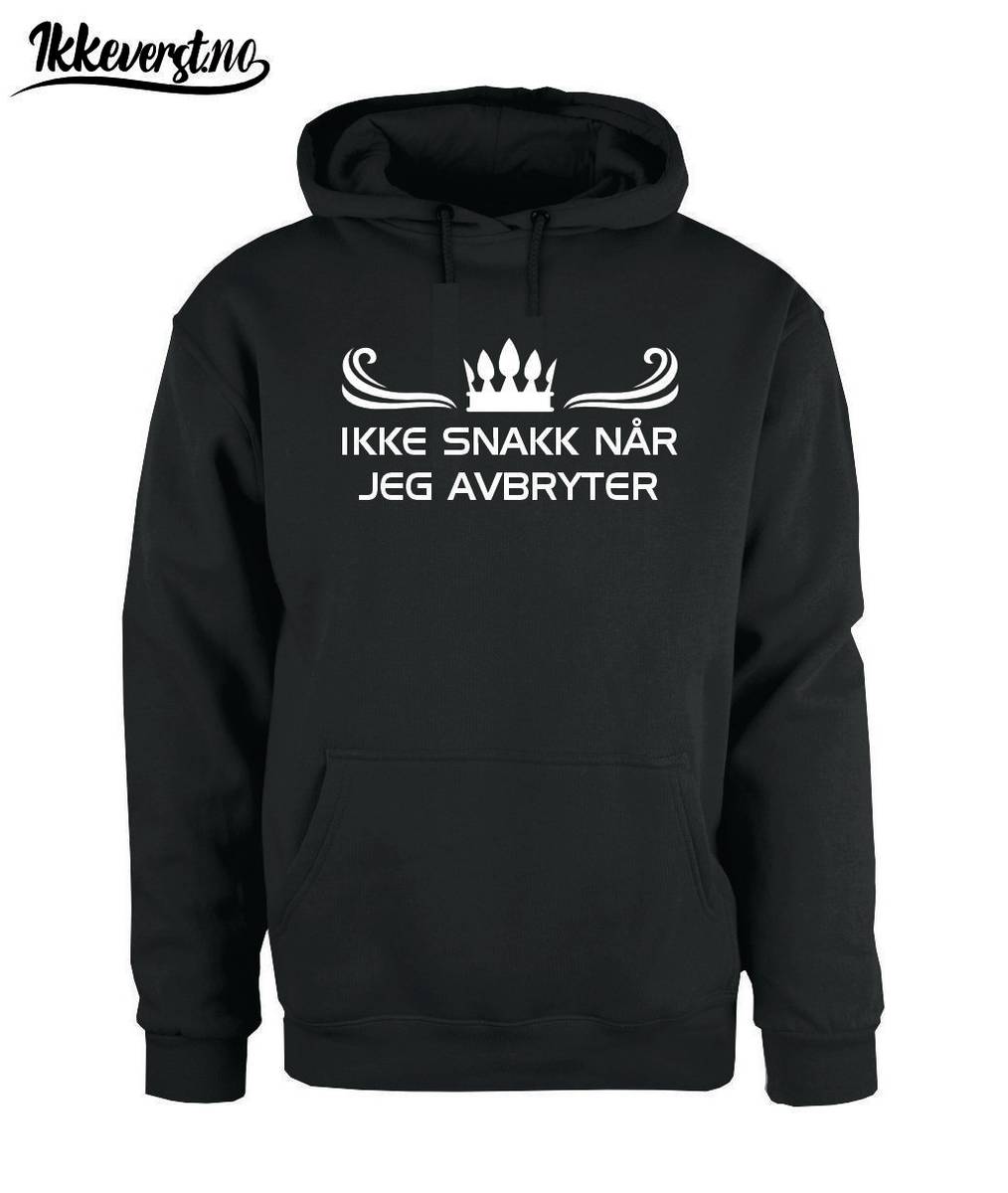 Ikke snakk når jeg avbryter